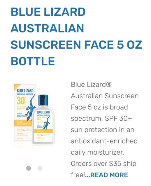 [141.7g DATE 2023] KCN vật lý lai hóa học Blue Lizard Australian Sunscreen Face SPF 30+