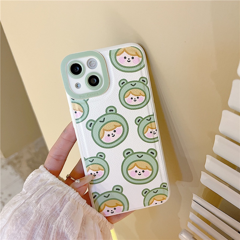 Ốp lưngiphone Ốp Lưng Họa Tiết Trái Vải Cho Iphone 7/7plus/8/8plus/x/xs/11/14pro/13/pro/max/plus/promax Dinuo case