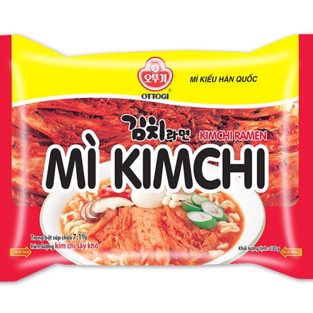 [Mã GROXUAN1 giảm 8% đơn 150K] Mì kim chi hàn quốc ottogi 120g | BigBuy360 - bigbuy360.vn