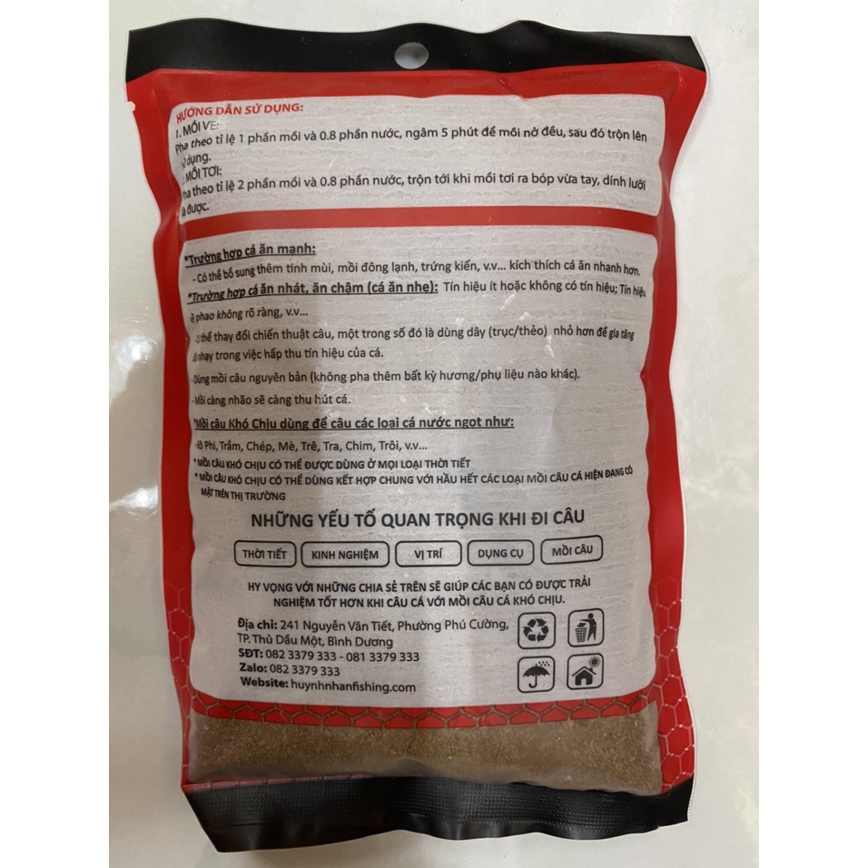 Mồi Câu Cá Khó Chịu Siêu nhạy 250gram