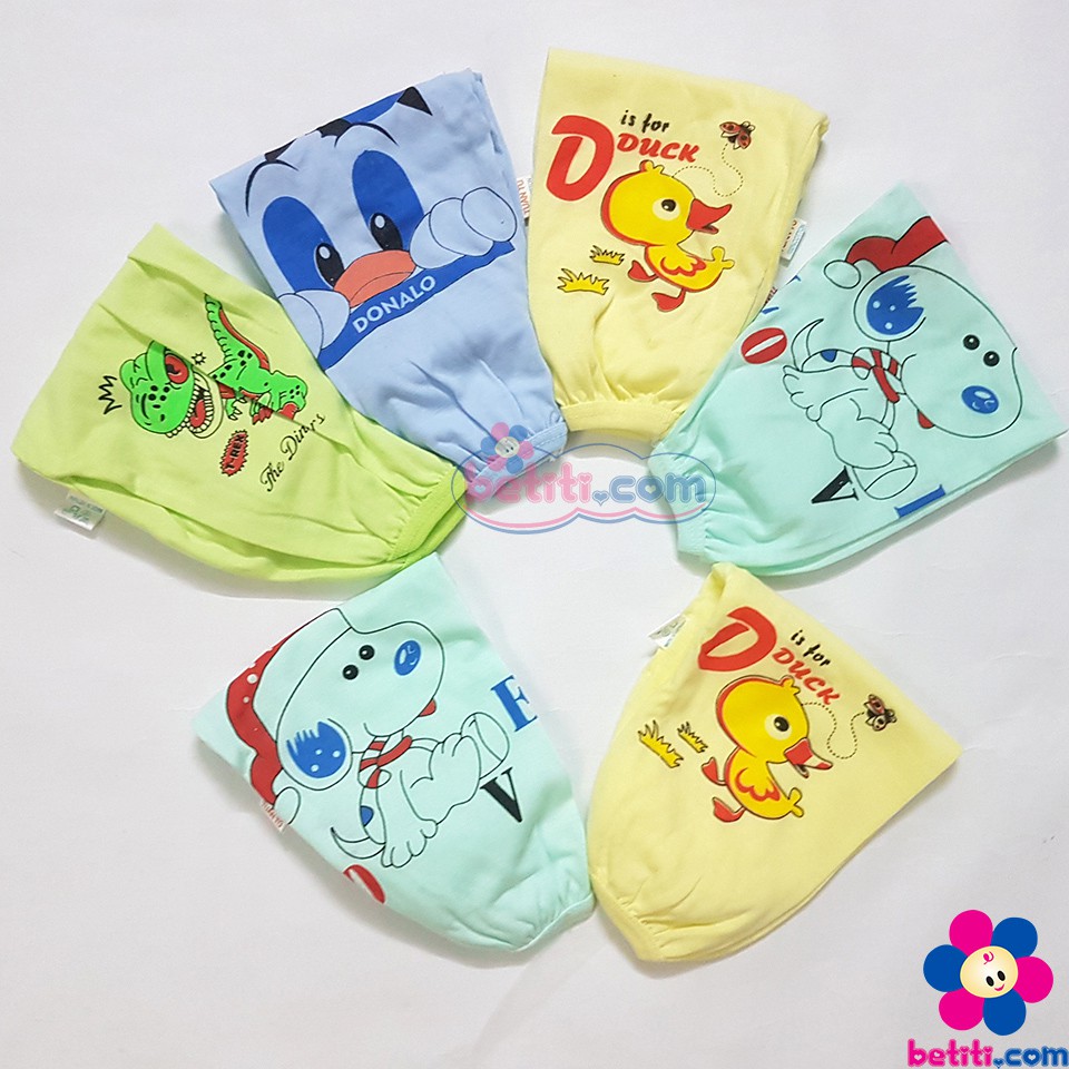 (COMBO 10) Quần Dài Cho Bé Từ Sơ Sinh Chất Cotton In Hình Họa Tiết