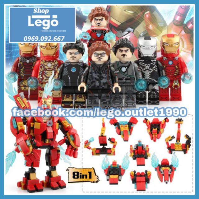 Xếp hình Ironman Tuyển tập Lego Minifigures DLP DLP9080