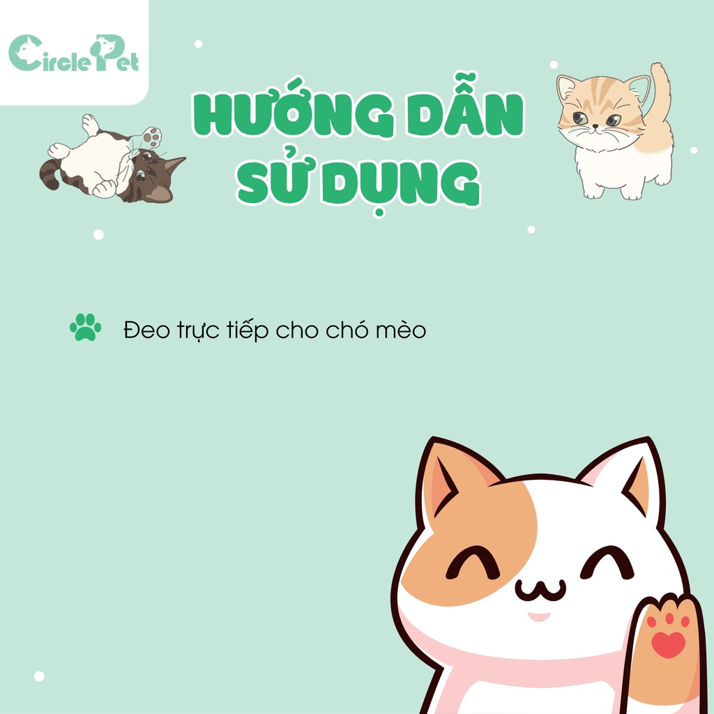 Loa Chống Liếm Thuốc / Vòng Đeo Cổ Chống Liếm Cho Chó Mèo Thú Cưng Đủ Size - Circle Pet