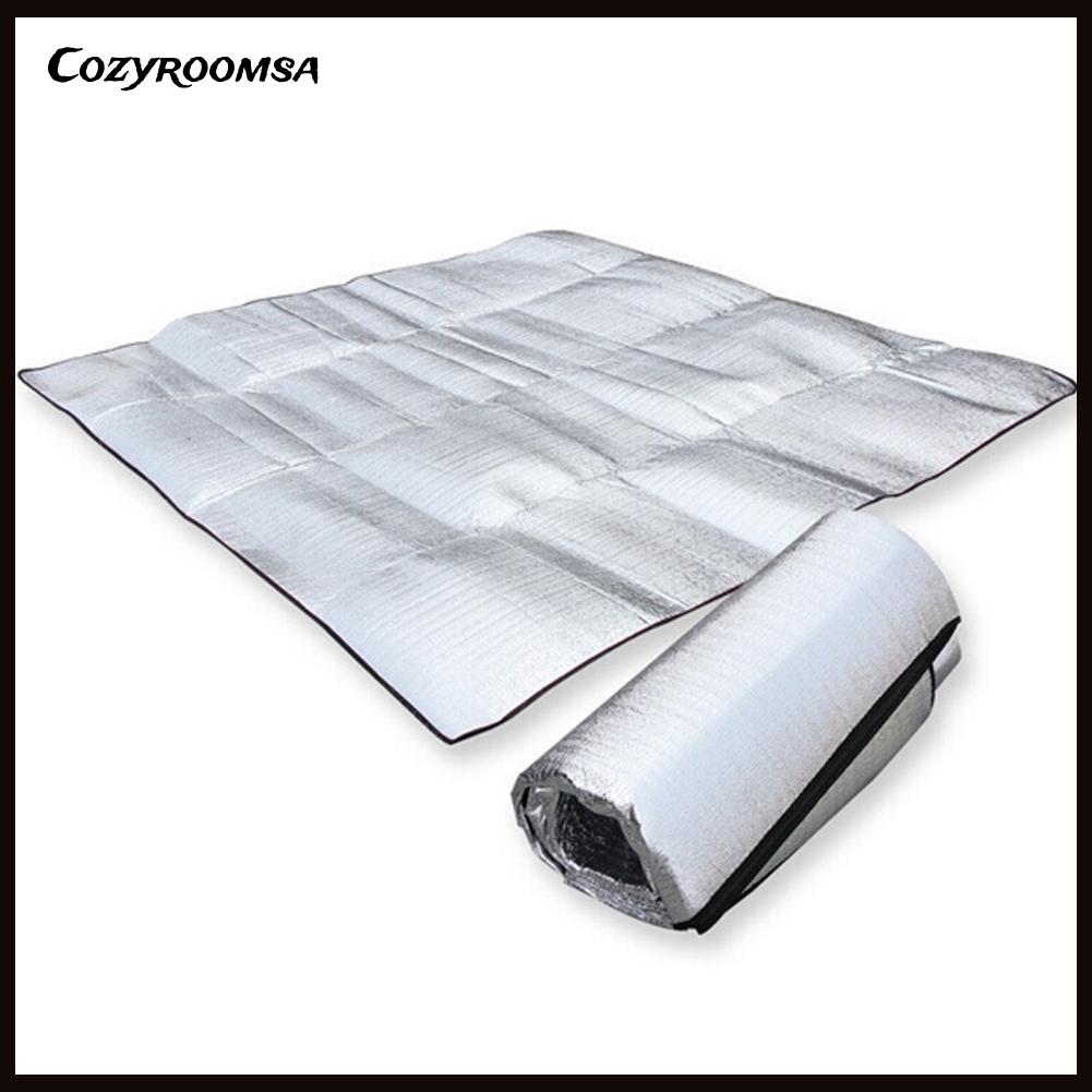 Đệm ngủ dã ngoại bằng nhôm chống nước hình tam giác độc đáo