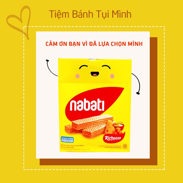 Bánh xốp phô mai Nabati hộp 320g (20x16g)