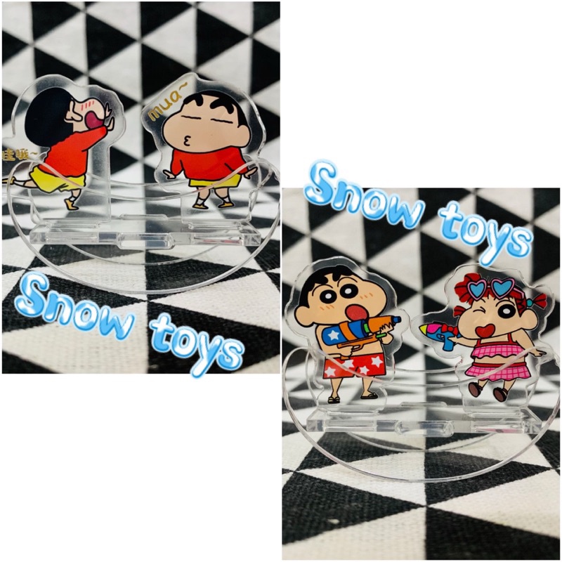 Mô Hình Tượng Standee Acrylic Mica Shin cậu bé bút chì - Nohara Shinnosuke Kazama Toru Sakurada Nene Sato Masao Bo