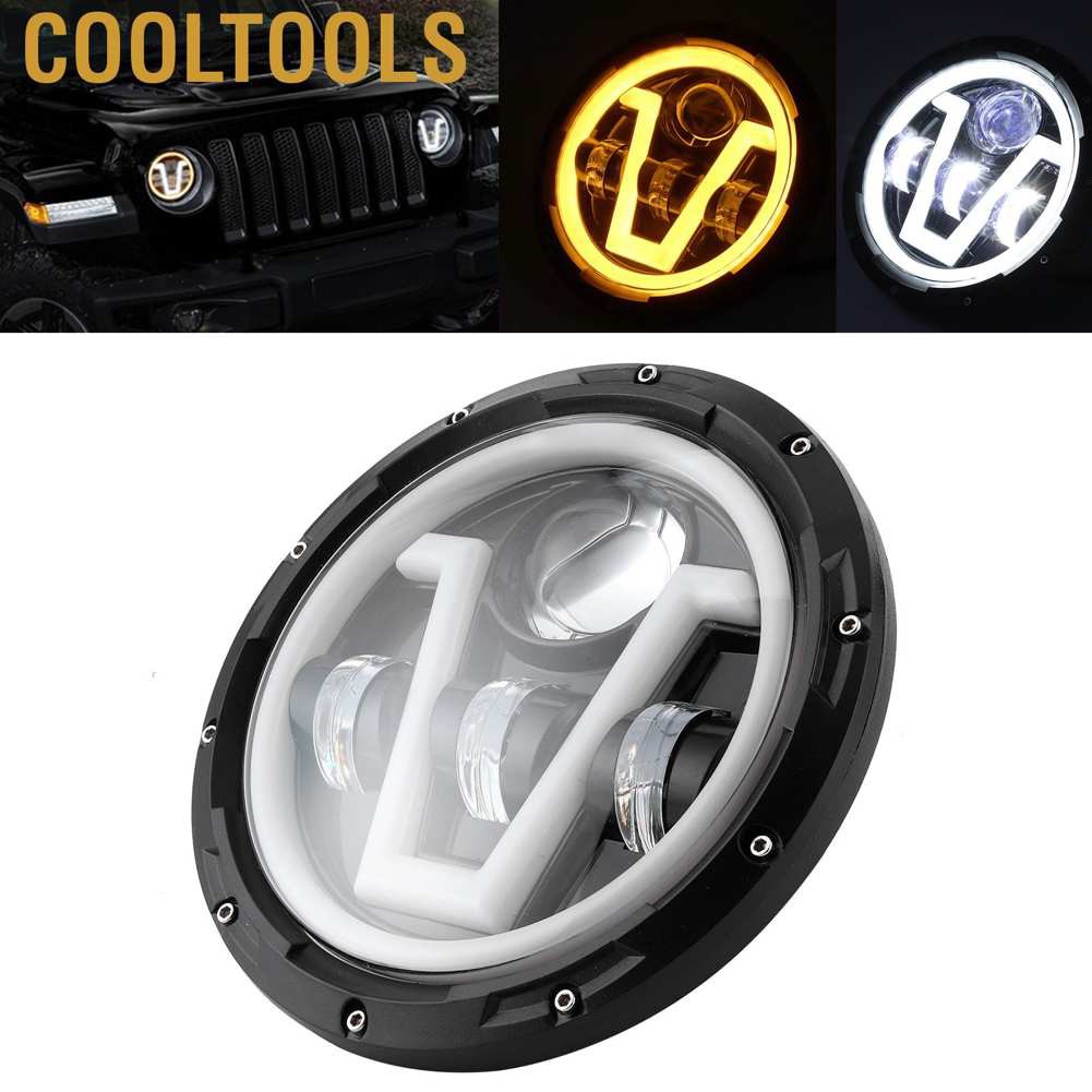 Đèn Pha Led Tròn 7 Inch Chống Nước Ip67 Cho Jeep Wrangler Jk 07-18