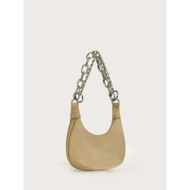 Túi đeo vai đơn giản màu ngà