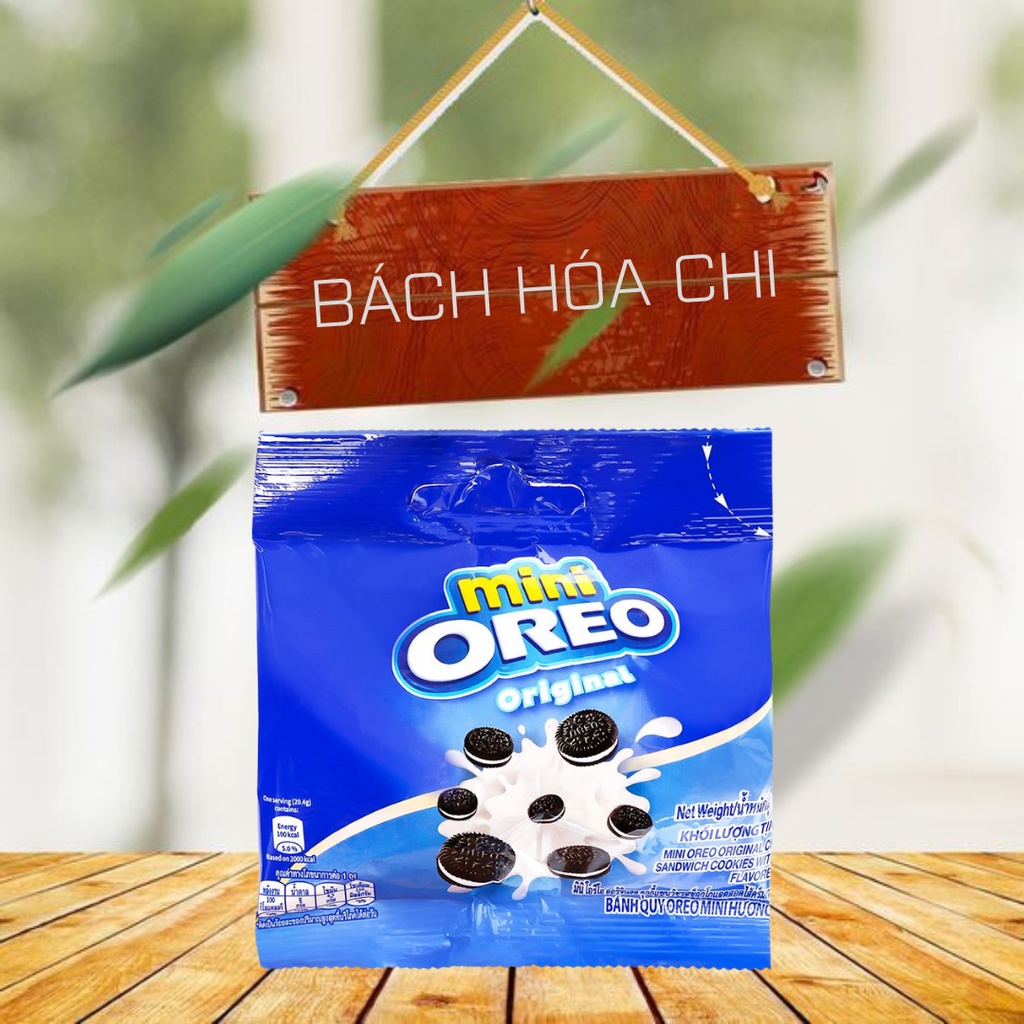 Bánh quy socola / vani mini Oreo gói 20.4g