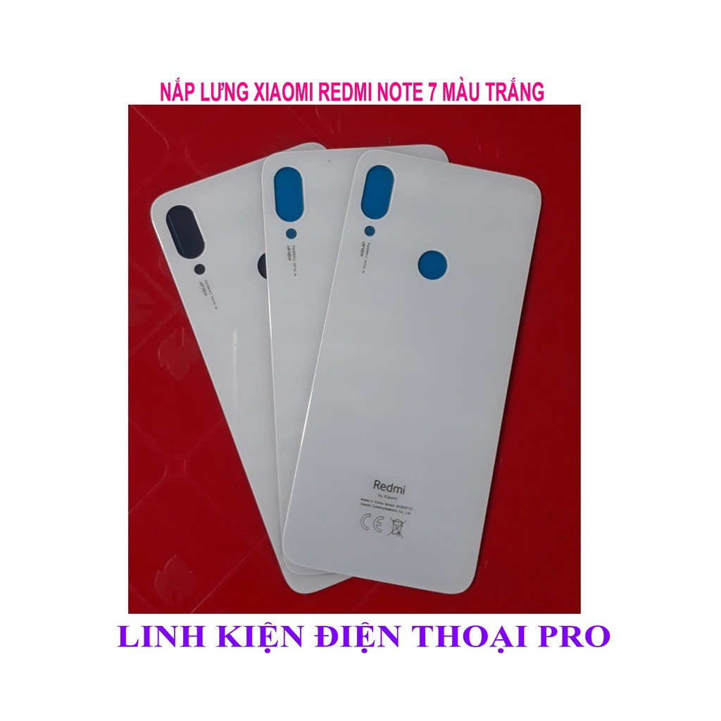 NẮP LƯNG XIAOMI REDMI NOTE 7 MÀU TRẮNG