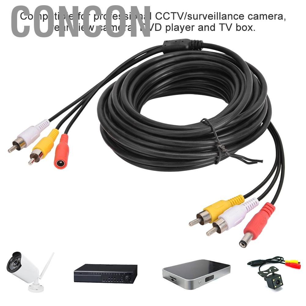 Dây cáp nối dài 3 trong 1 cho Camera sau xe hơi CCTV | BigBuy360 - bigbuy360.vn