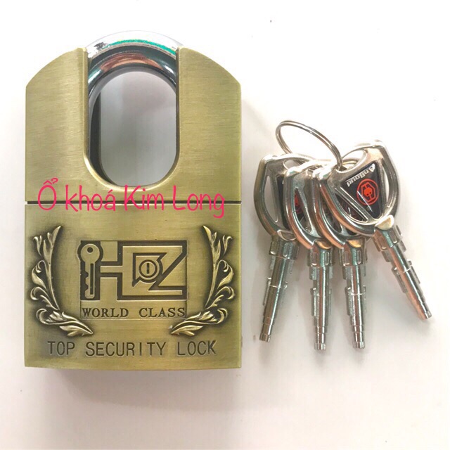 Ổ khoá PADLOCK 6 phân chống cắt khoá lại cần chìa khoá