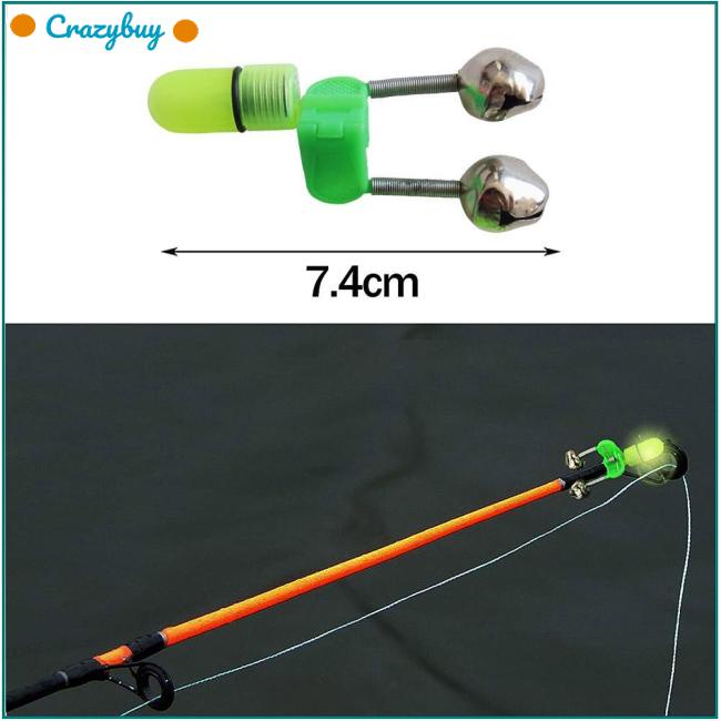 Cr Chuông Báo Cá Cắn Câu Có Đèn Led Gắn Cần Câu Cá Tiện Dụng