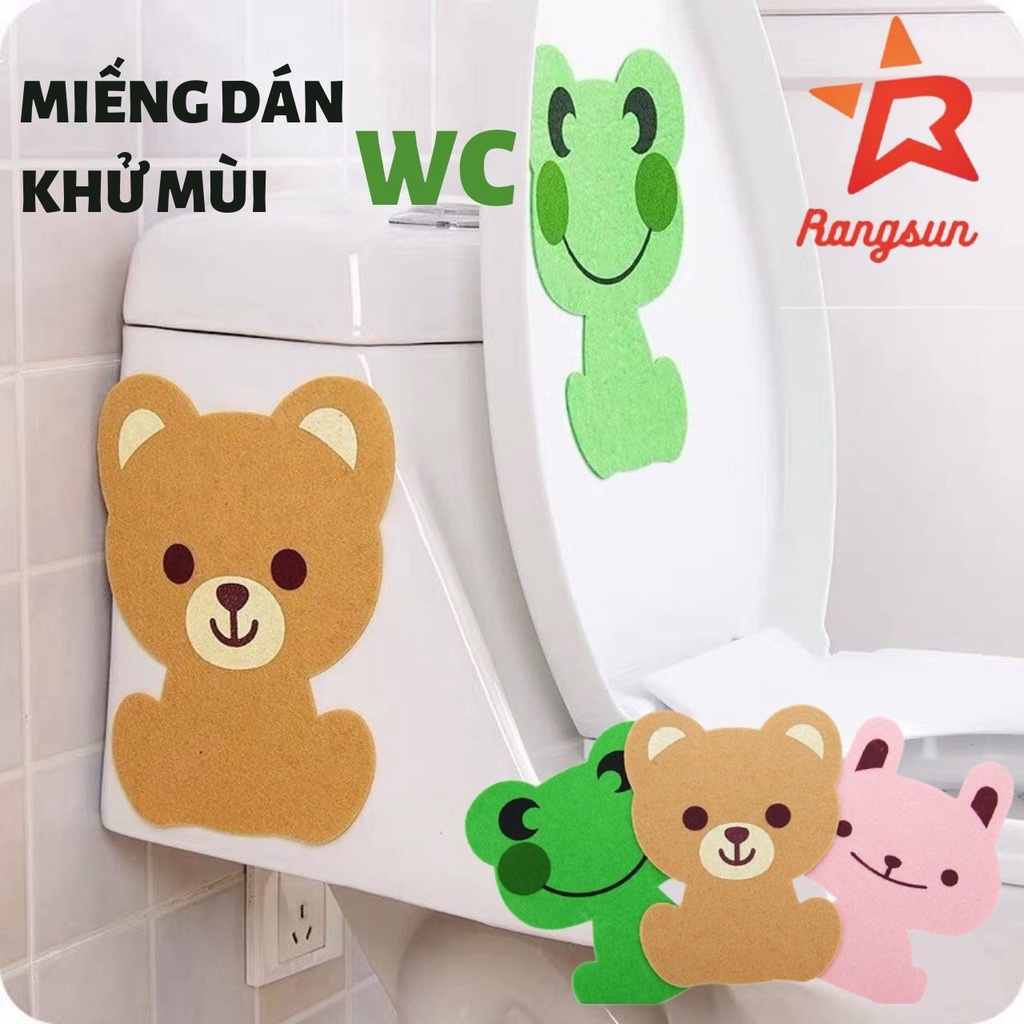 Khử mùi nhà vệ sinh - miếng dán khử mùi bồn cầu (DKM01)