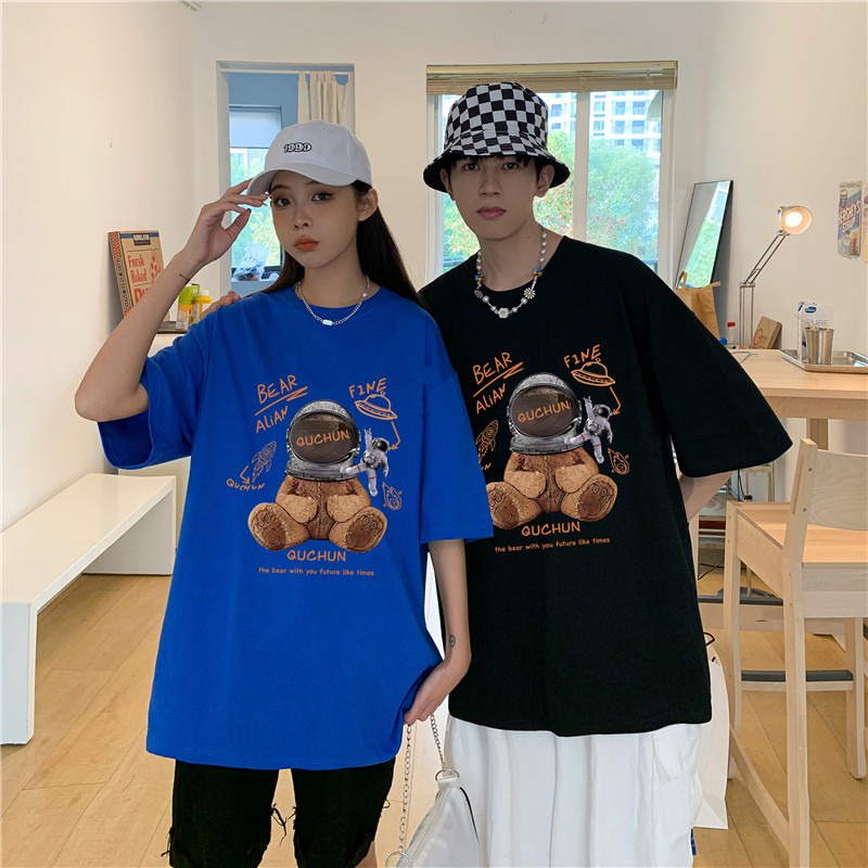 Áo Thun Cặp Dáng Rộng Phong Cách Mới 【ZHELIHANGFEI】 / oversize