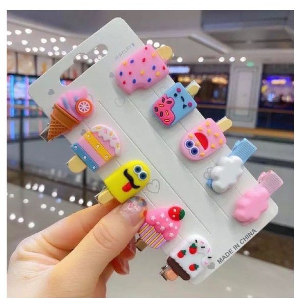 Kẹp tóc xinh cho bé (1 set/10 cái)