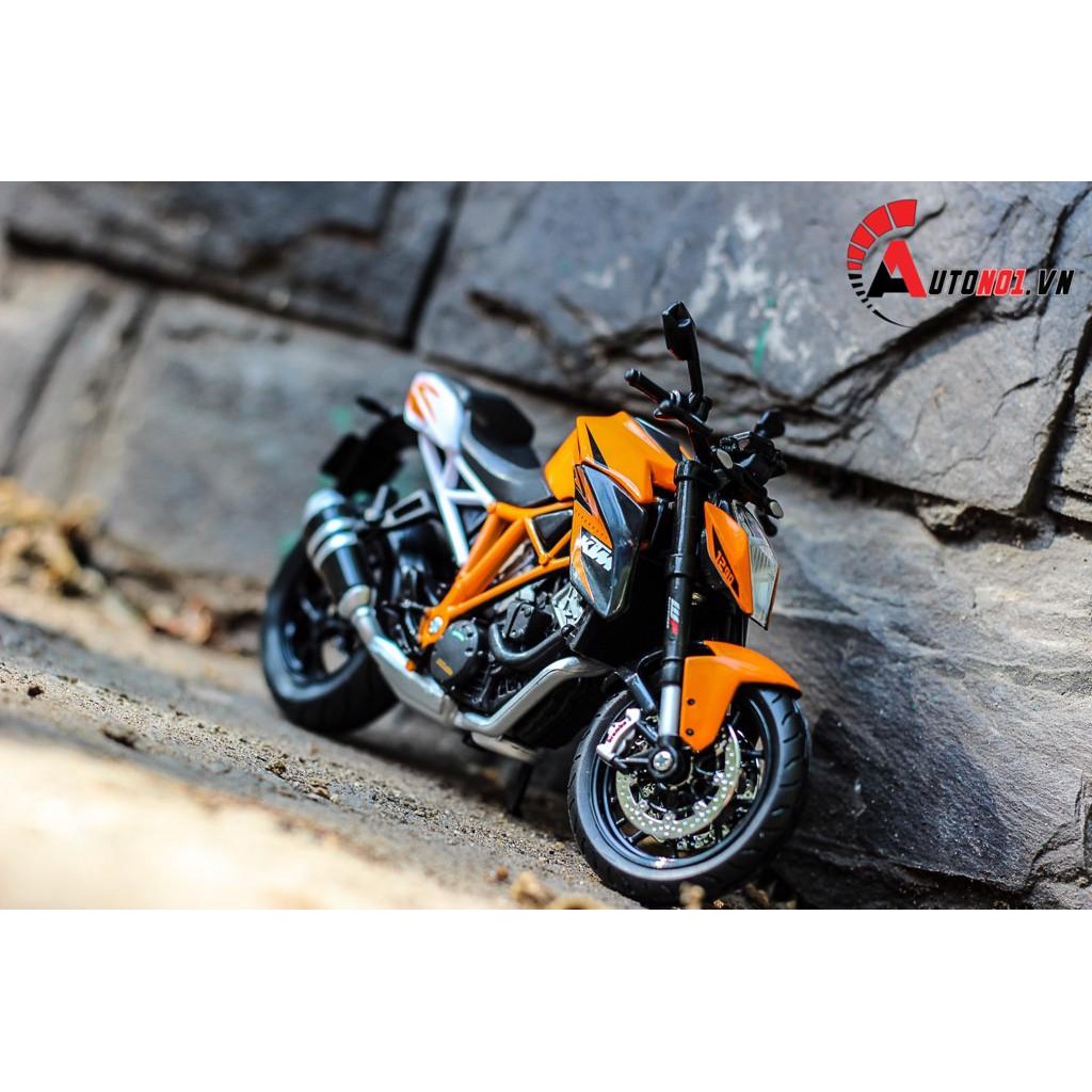 MÔ HÌNH XE KTM 1290 SUPER DUKE R ORANGE 1:12 MAISTO 6767