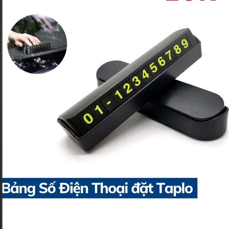 Bảng Số Điện Thoại Đặt Taplo Ô Tô - Hiển Thị SĐT Cho Người Lạ Liên Hệ Khi Có Việc
