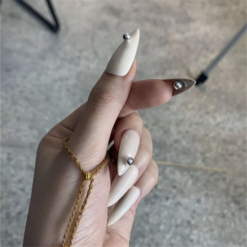 [Hàng mới về] 24 Móng tay giả họa tiết hoa xinh xắn dễ thương