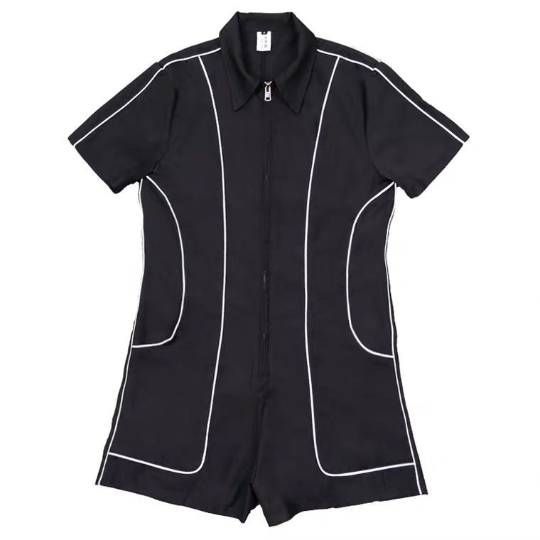 Áo Thun Tay Ngắn Họa Tiết Sọc Dạ Quang Thời Trang Mùa Hè Hàn Quốc Mới