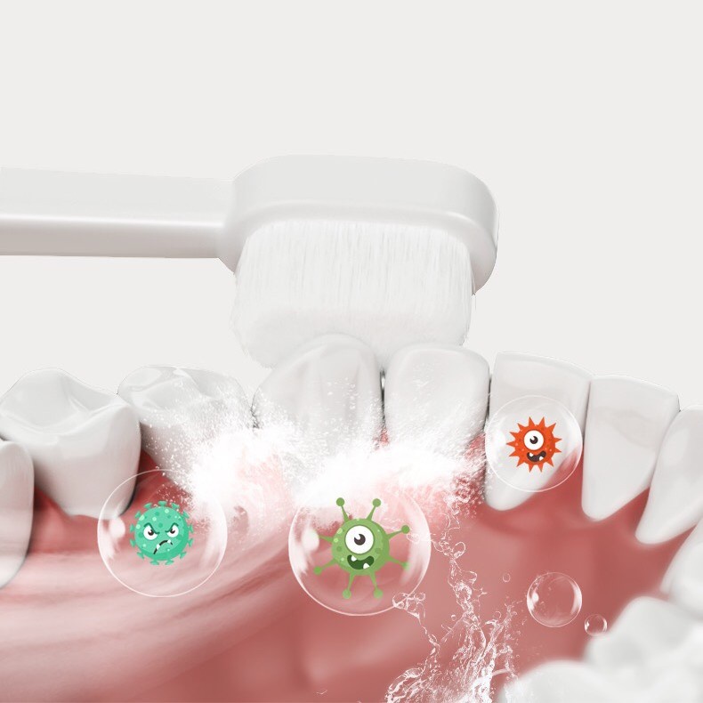 Bàn Chải Đánh Răng Cho Bé 1-8 Tuổi Cotton Tooth Siêu Mềm Chải Sạch Răng Bảo Vệ Lợi Lông Bàn Chải Cotton An Toàn