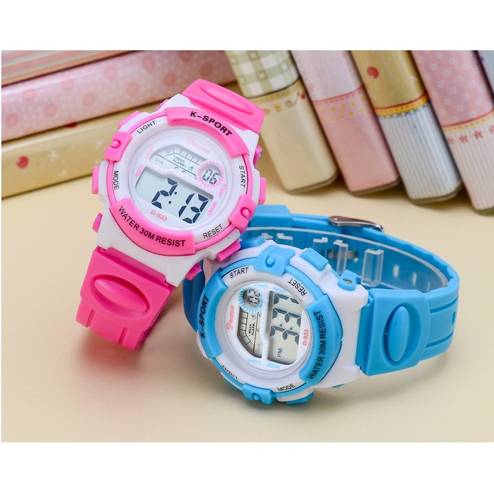 Đồng hồ điện tử trẻ em TRAI Danmus chống nước 3AT - Tặng hộp + Pin