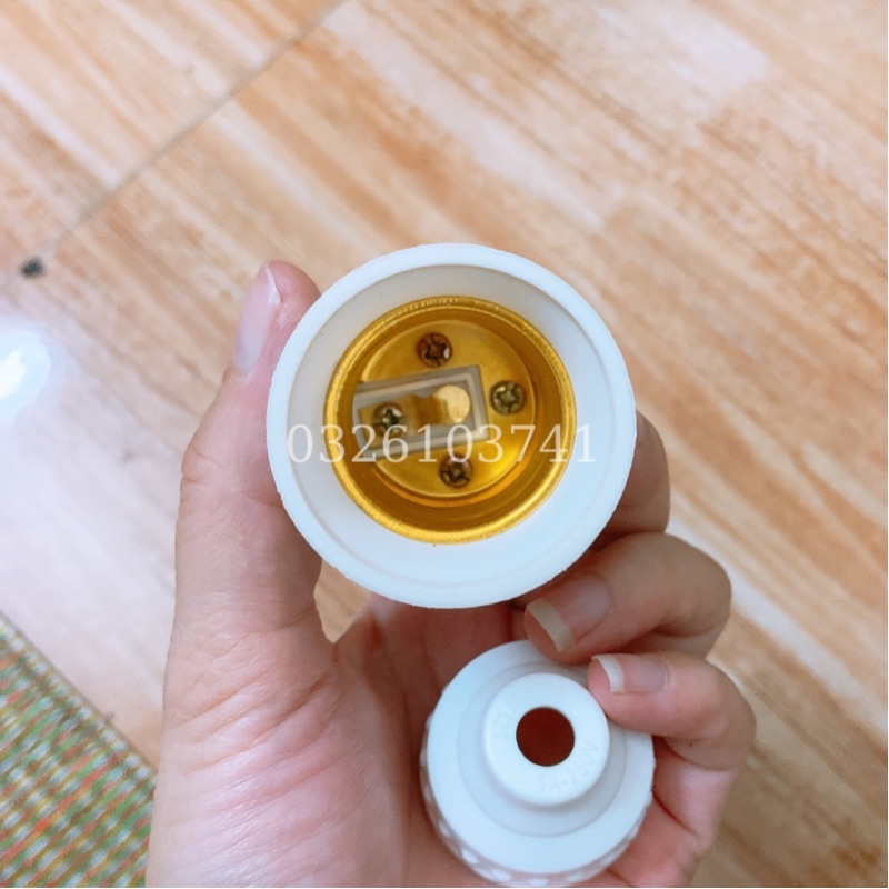 Đui Đèn Treo Tường HINOKI - Đui Đèn Dạng Xoáy