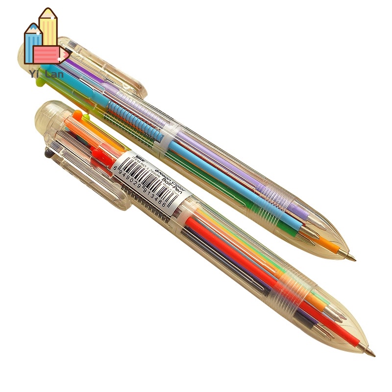 Bút bi 6 màu loại bấm ngòi 0.5mm