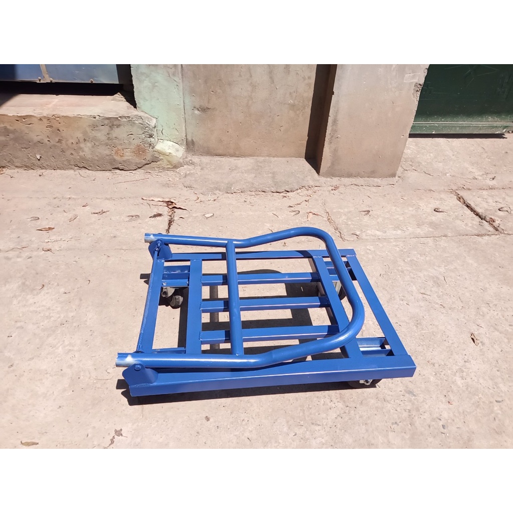 Xe đẩy hàng 4 bánh gấp gọn tải trọng 300 - 500kg - Mituhome - Dùng cho vận chuyển hàng hóa