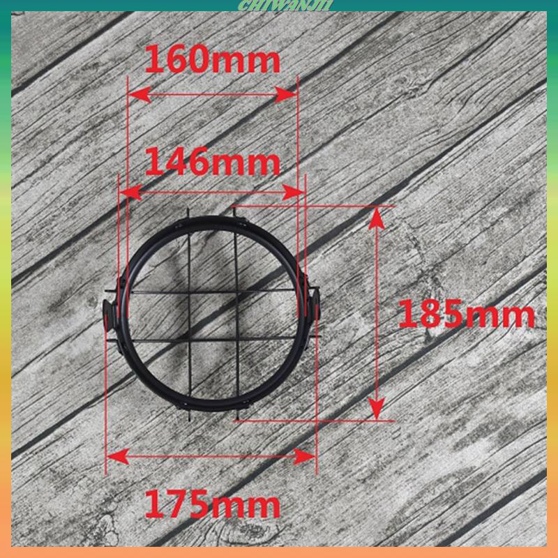 Ốp Lưới Bảo Vệ Đèn Pha Hình Vuông Kiểu Retro 5.75 Inch Chuyên Dùng Cho Xe Máy