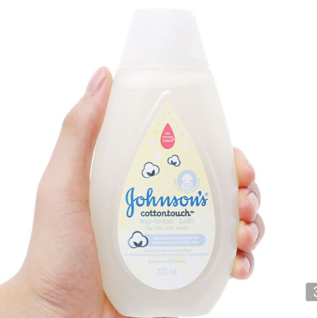 Tắm gội cho bé Johnson's Baby mềm mại như bông 200ml