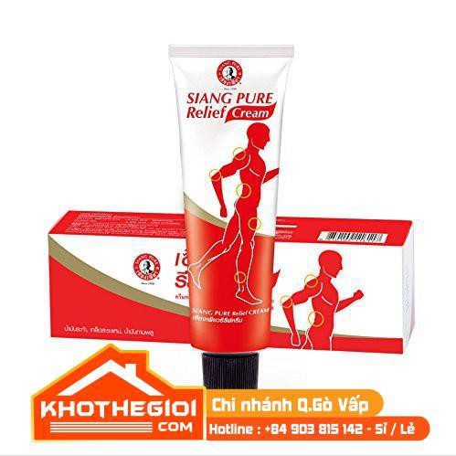 [ Chính Hãng ] Gel Nóng Xoa Bóp Siang Pure Relief 30g Thái Lan