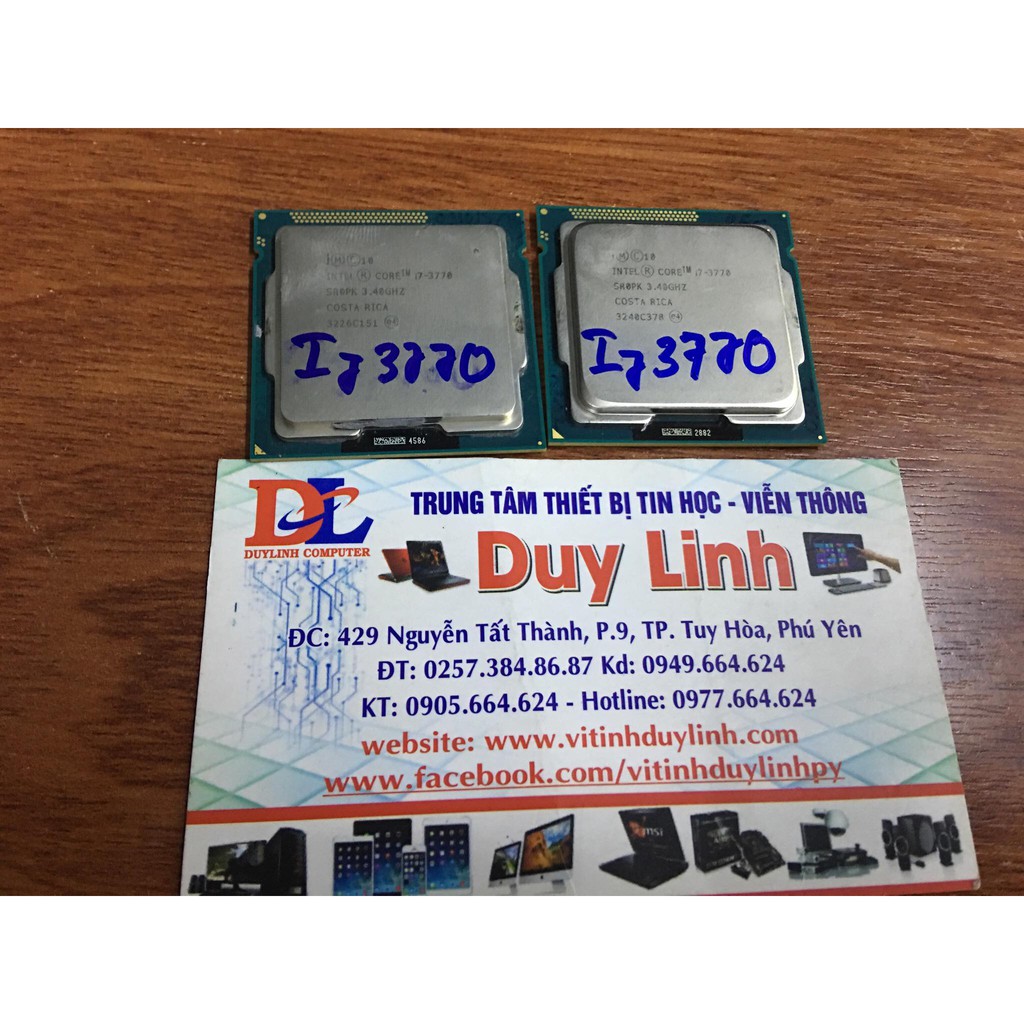 CPU intel i7-3770 socket 1155 tặng kèm fan zin hoặc hủ keo tản nhiệt