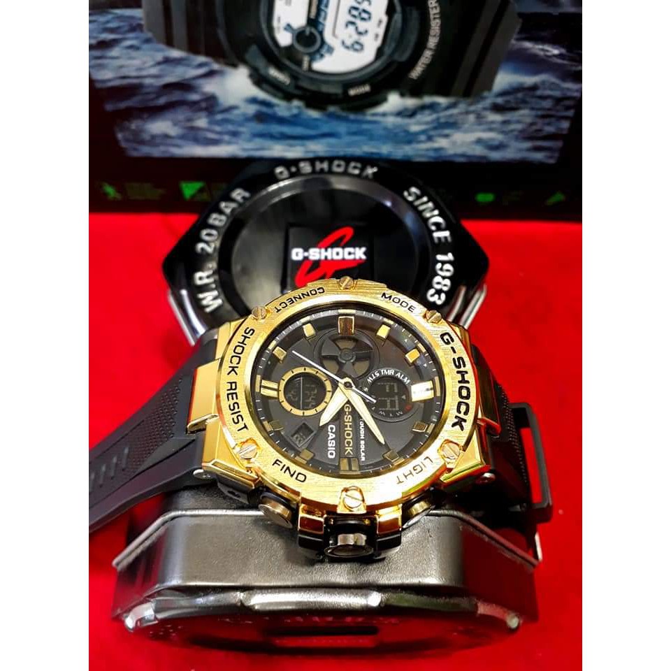 Đồng hồ thể thao nam Gsock GTS B100 viền thép không gỉ , dây cao su mềm mại , chống nước-MTP.watches | BigBuy360 - bigbuy360.vn