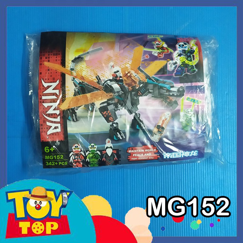 Đồ chơi ninjago rồng mạng đen Empire đế chế Unagami chiến đấu với ninja Kai , Lloyd season 12 lắp ghép Lari 11485 / MG