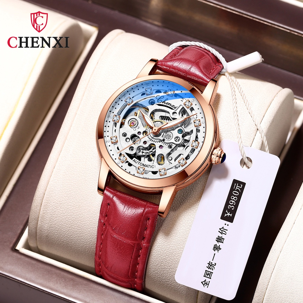 Đồng Hồ Cơ Tự Động Chống Thấm Nước Thời Trang Cho Nữ