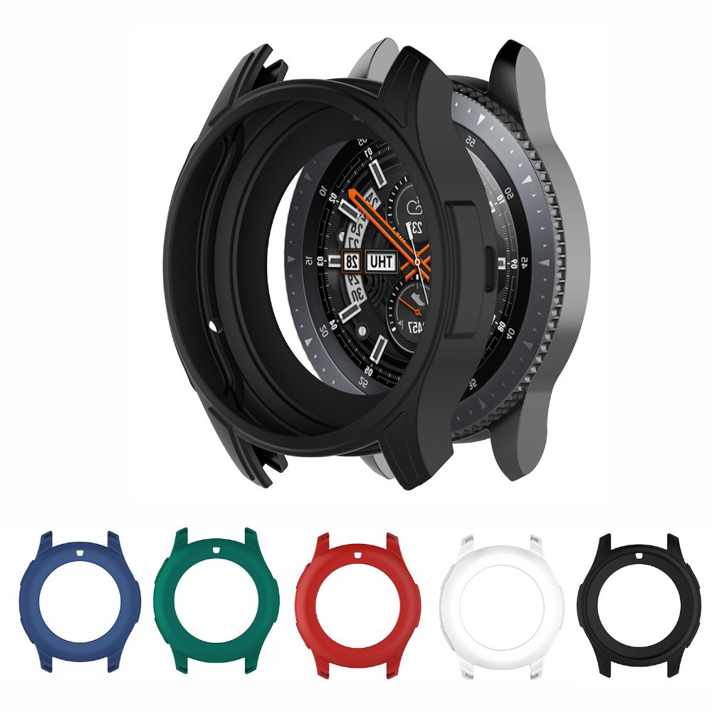 Ốp viền Silicone bảo vệ mặt đồng hồ Gear S3 Frontier & Samsung Galaxy Watch 46mm