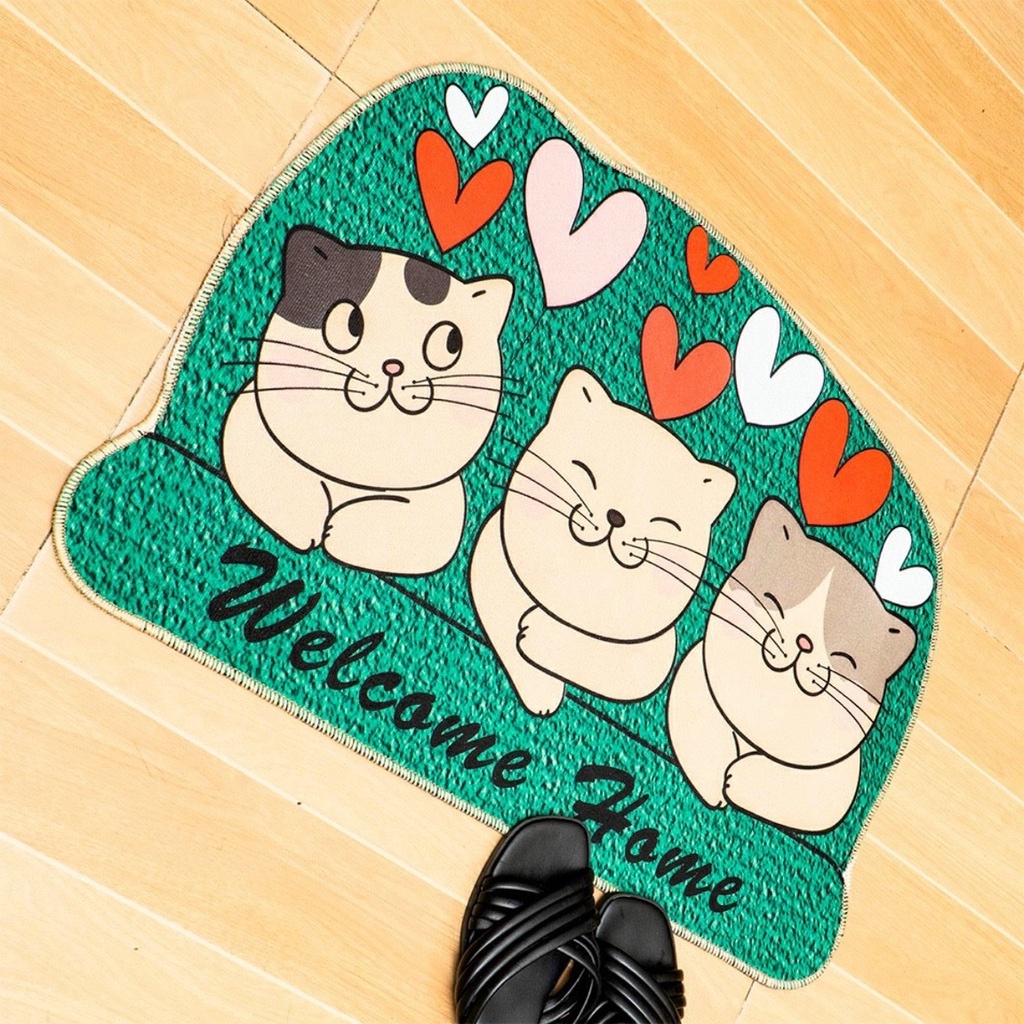 Thảm chân 3D hình thú siêu cute