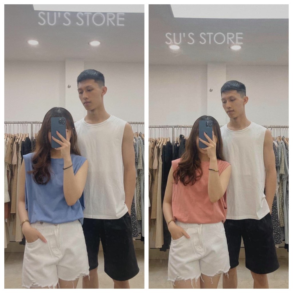 Áo tanktop Unisex trơn thể thao VIETCEN áo 3 lỗ sát nách rộng chất thun cotton mịn mát