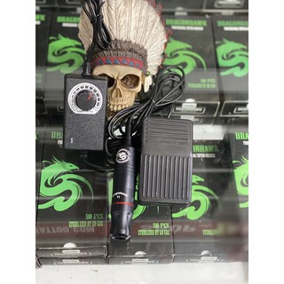 Bộ biến điện giành cho máy Pen chân cắm DC kèm bàn đạp và rắc DC 5.0.