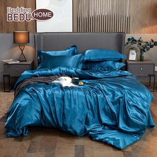 [BU] ★ Bộ chăn ga gối lụa Tencel đã giặt ★ Thoải mái và mát mẻ / Khỏa thân khi ngủ vào mùa hè / mềm mại hai bên