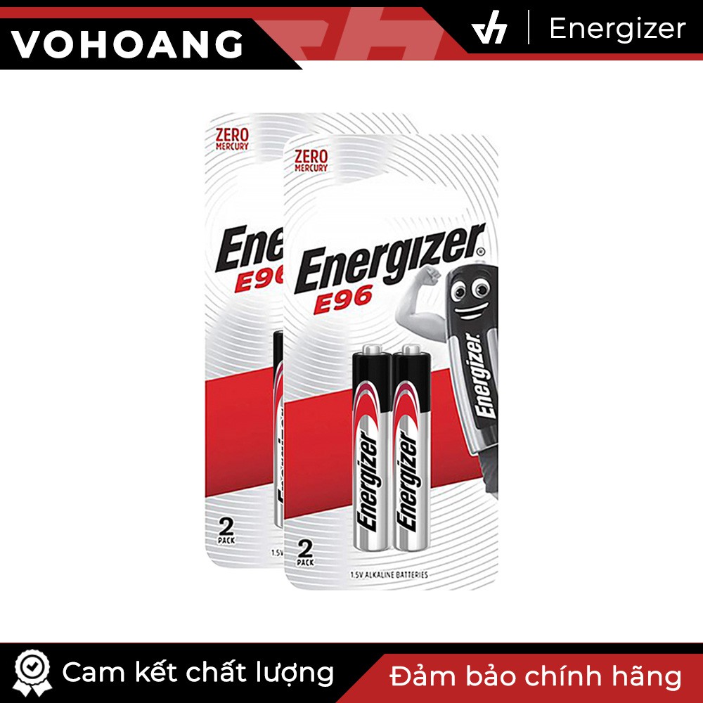 Bộ 4 pin Energizer AAAA E96 1.5V Alkaline (Bạc)