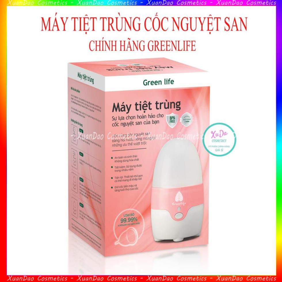 [Deal Sốc] Máy tiệt trùng cốc nguyệt san máy tiệt trùng greenlife chính hãng