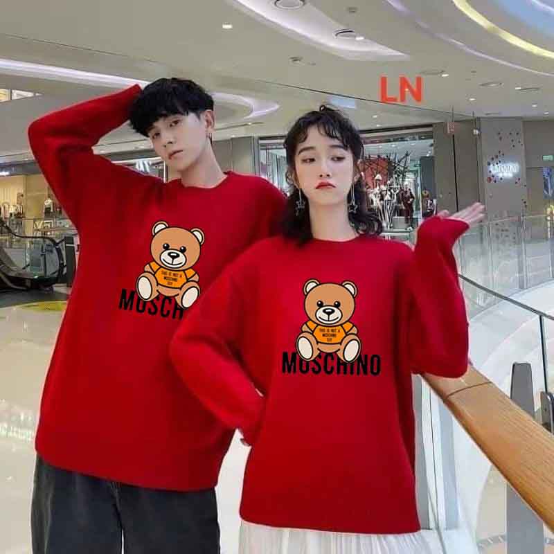Áo nỉ đôi gấu moschino cực đẹp , siêu phẩm shopaothun thiết kế độc đẹp