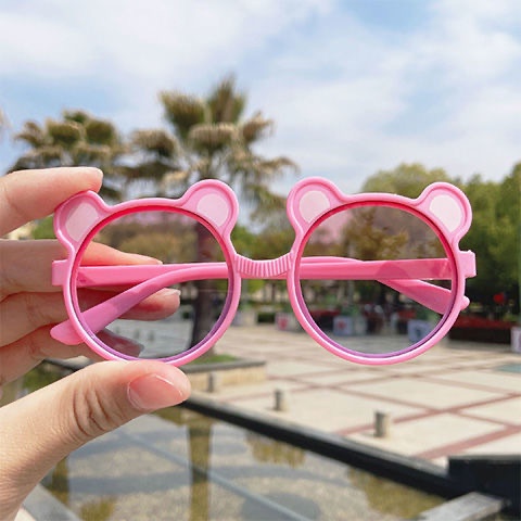 Kính Mát Gọng Tròn Thời Trang Hàn Quốc Cho Bé 3-12 Tuổi