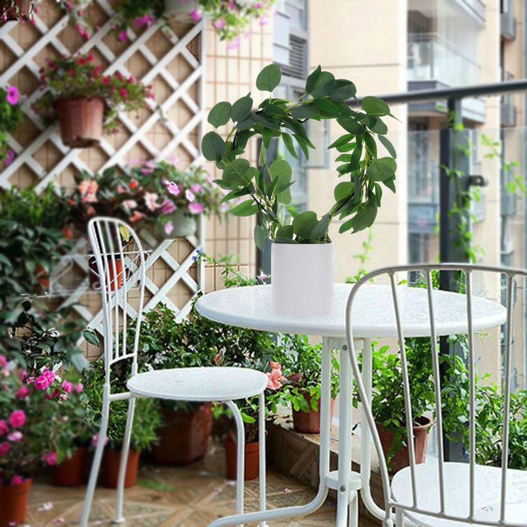 [Mới] Khung Đỡ Hỗ Trợ Trồng Cây Trong Nhà Hình Tròn / Trái Tim / Trái Tim / Giá Đỡ Chậu Cây Cảnh Mini