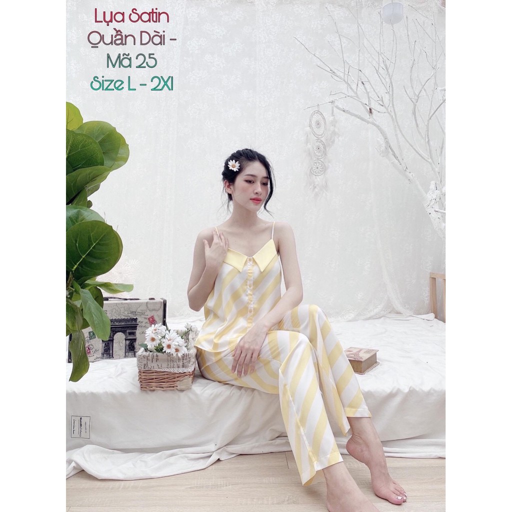 HOT - HOT - HOT - HÀNG MỚI VỀ PIJAMA LỤA SATIN CAO CẤP DÀI 2 DÂY ĐƯỢC ƯA CHUỘNG NHẤT 2020 | BigBuy360 - bigbuy360.vn