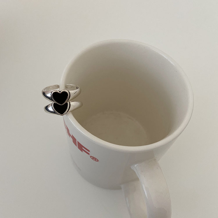 Nhẫn hở 22608 hình trái tim thời trang cá tính dành cho nữ