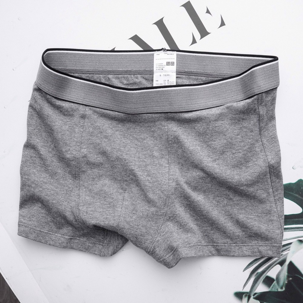 Bộ 5 quần lót nam boxer Uniqlo Đai Sọc mềm mịn mát cực xịn chính hãng