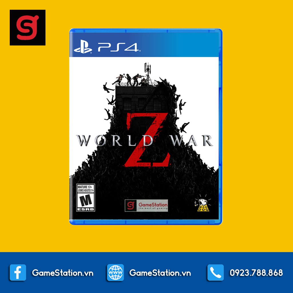 Đĩa Game Ps4 World War Z